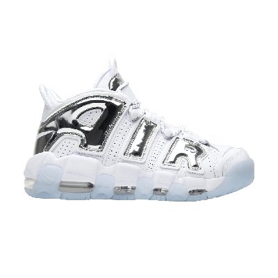 Pre-owned Nike Wmns Air More Uptempo 'chrome' In White