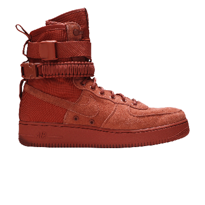 Pre-owned Nike Sf Air Force 1 'dusty Peach' In Red