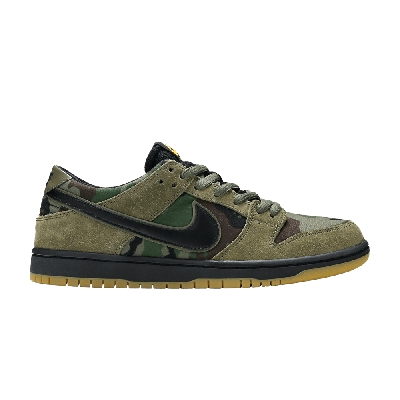 Pre-owned Nike Zoom Dunk Low Pro Sb 'camo' In Green