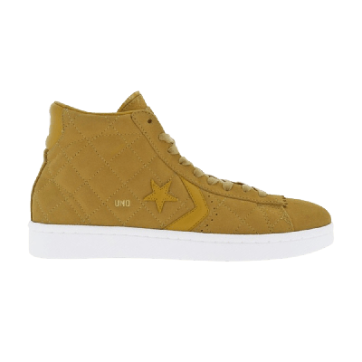 Pre-owned Converse Undefeated X Pro Leather Mid 'taffy Brown' In Tan