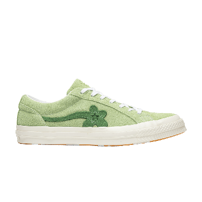 Pre-owned Converse Golf Le Fleur X One Star Ox 'jade Lime' In Green