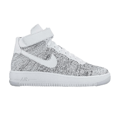 Pre-owned Nike Wmns Air Force 1 Flyknit 'white'