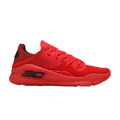 Pre-owned Under Armour Curry 4 Low 'red'