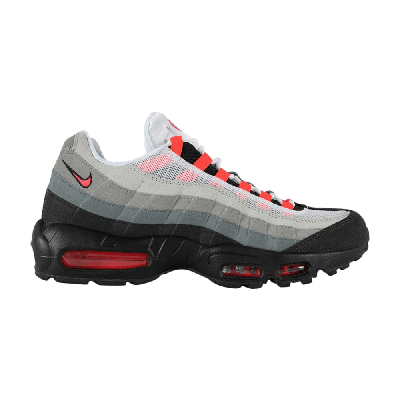 Pre-owned Nike Air Max 95 'solar Red' 2018 In White