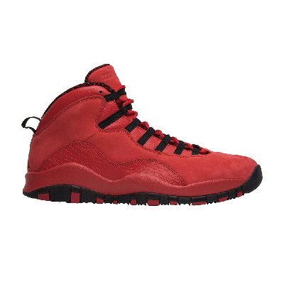 Pre-owned Air Jordan Steve Wiebe X  10 Retro 'hoh' In Red