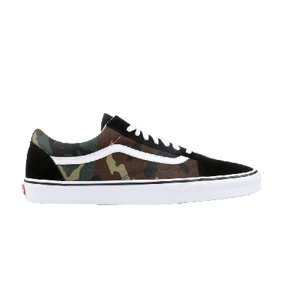 Pre-owned Vans Old Skool 'woodland Camo' In Black