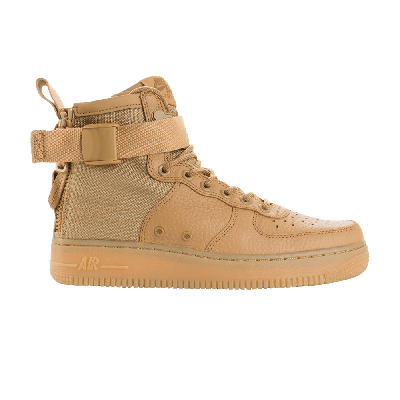 Pre-owned Nike Wmns Sf Air Force 1 Mid 'elemental Gold'