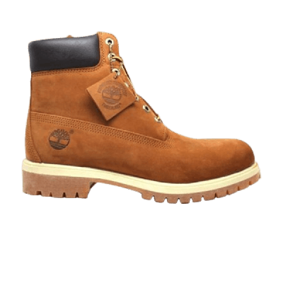 Pre-owned Timberland 6 Inch Premium Boot 'rust Nubuck' In Tan