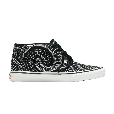 Pre-owned Vans Supreme X Chukka Boot 'spiral' In Black