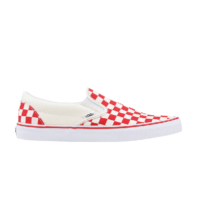 Pre-owned Vans Classic Slip-on 'checkerboard Red'