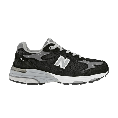 Pre-owned New Balance Wmns 993 Made In Usa 'black Grey'