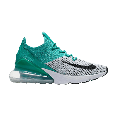 Pre-owned Nike Wmns Air Max 270 Flyknit 'clear Emerald' In Green