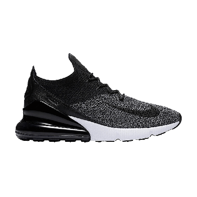 Pre-owned Nike Air Max 270 Flyknit 'oreo' In Black