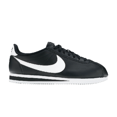 Pre-owned Nike Wmns Classic Cortez Leather 'black White'