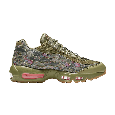 Pre-owned Nike Wmns Air Max 95 'floral Camo' In Green