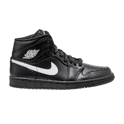 Pre-owned Air Jordan 1 Mid 'speckle' In Black