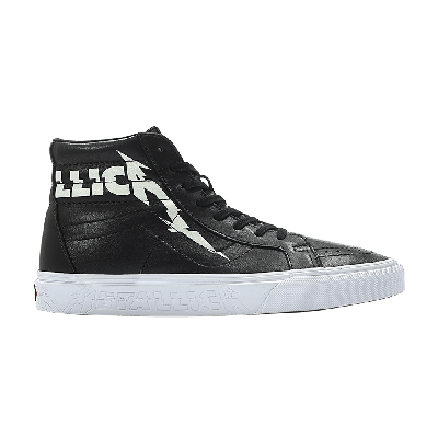 Pre-owned Vans Sk8 Hi 'metallica' In Black