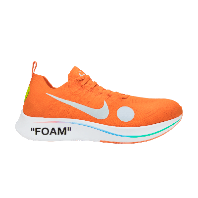 Pre-owned Nike Off-white X Zoom Fly Mercurial Flyknit 'total Orange'
