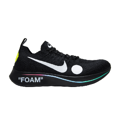 Pre-owned Nike Off-white X Zoom Fly Mercurial Flyknit 'black'
