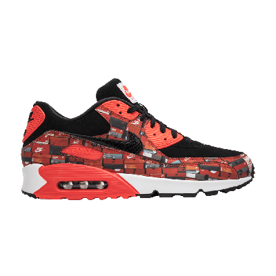 Pre-owned Nike Atmos X Air Max 90 'we Love ' In Red