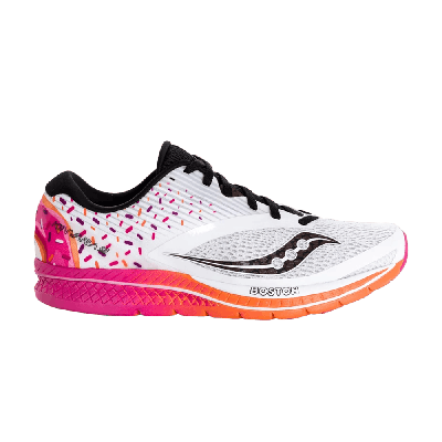 Pre-owned Saucony Dunkin' Donuts X Kinvara 9 In White