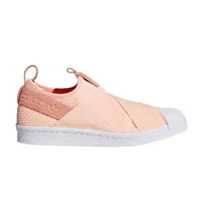 Pre-owned Adidas Originals Wmns Superstar Slip-on In Pink