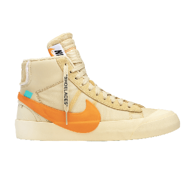 Pre-owned Nike Off-white X Blazer Mid 'all Hallows Eve' In Orange