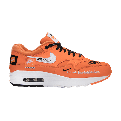 Pre-owned Nike Wmns Air Max 1 Lx 'just Do It' In Orange