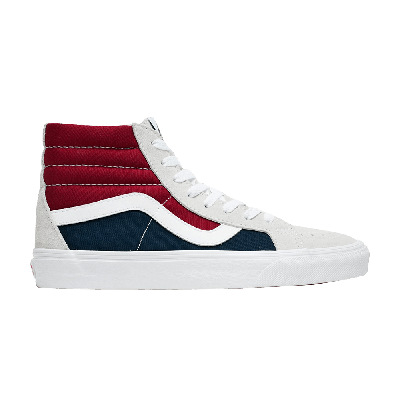 Pre-owned Vans Sk8-hi Reissue "retro Block' In White