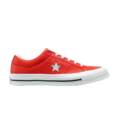 Pre-owned Converse One Star Ox 'casino' In Red