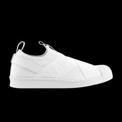 Pre-owned Adidas Originals Wmns Superstar Slip-on 'cloud White'