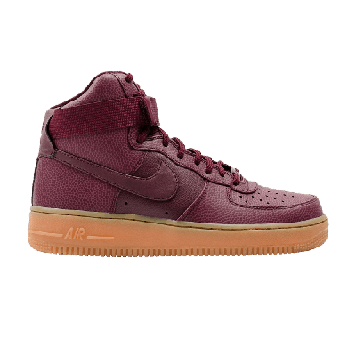 Pre-owned Nike Wmns Air Force 1 High Se 'night Maroon' In Red