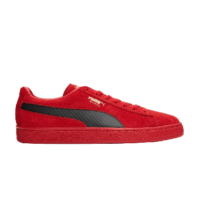 Pre-owned Puma Ferrari X Sf Suede 50 'rossa Corsa' In Red