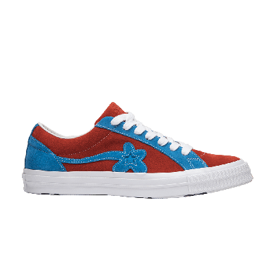 Pre-owned Converse Golf Le Fleur X One Star Ox 'molten Lava' In Red