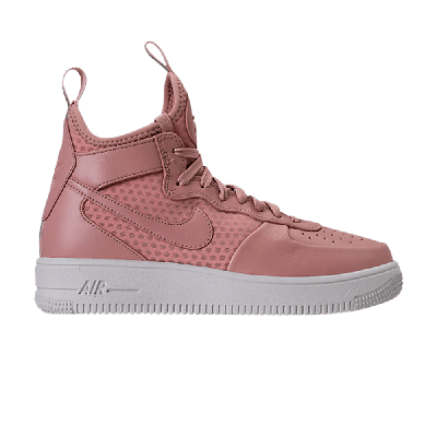 Pre-owned Nike Wmns Air Force 1 Ultraforce Mid In Pink