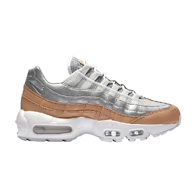 Pre-owned Nike Wmns Air Max 95 Se 'pure Platinum' In Silver