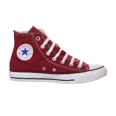Pre-owned Converse Chuck Taylor All Star Canvas Hi 'maroon' In Red