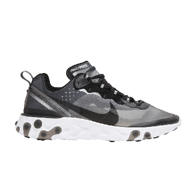Pre-owned Nike React Element 87 'anthracite' In Black