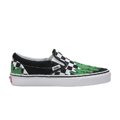 Pre-owned Vans Marvel X Classic Slip On 'hulk' In Green