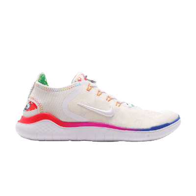 Pre-owned Nike Wmns Free Rn 2018 't-shirt' In White