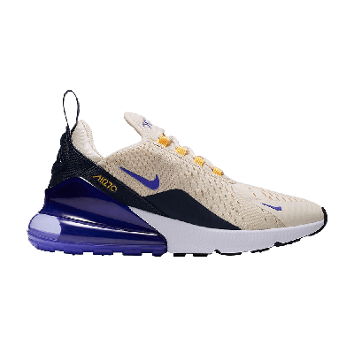 Pre-owned Nike Wmns Air Max 270 'light Cream Midnight Navy' In Purple
