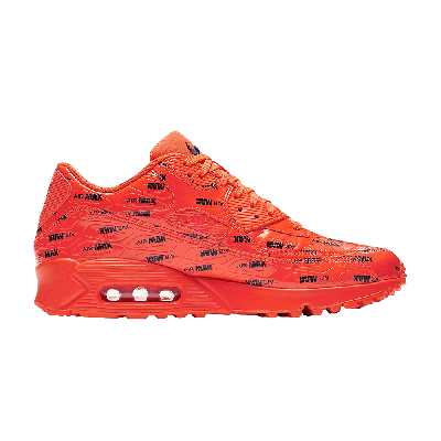Pre-owned Nike Air Max 90 Premium 'just Do It' In Red