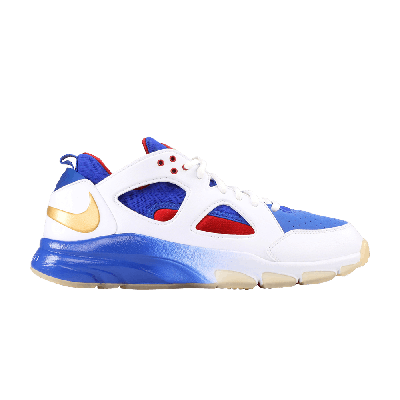 Pre-owned Nike Zoom Huarache Tr Low 'manny Pacquiao' In White