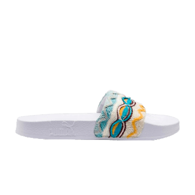 Pre-owned Puma Coogi X Wmns Leadcat Slide In Blue
