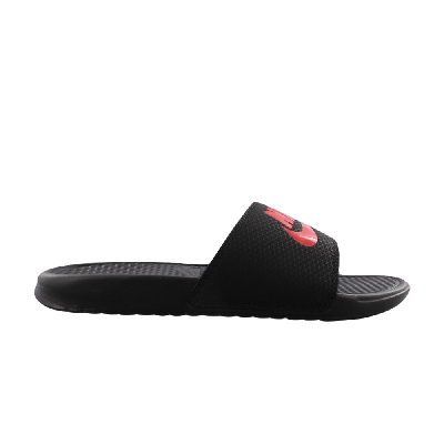 Pre-owned Nike Benassi Slide 'just Do It' In Black