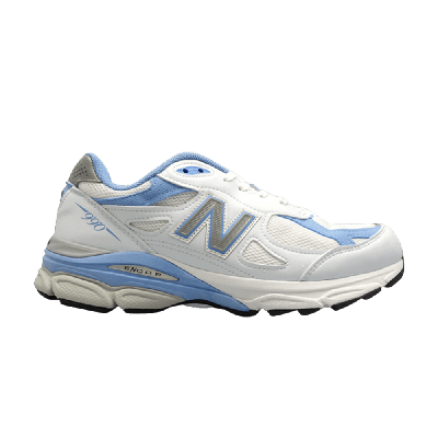Pre-owned New Balance Wmns 990v3 Made In Usa 'white Baby Blue'
