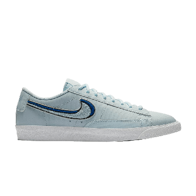Pre-owned Nike Blazer Low 3d 'light Bone' In Blue