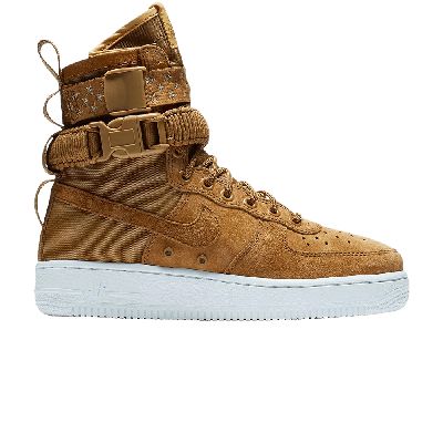 Pre-owned Nike Wmns Sf Air Force 1 High 'muted Bronze' In Yellow