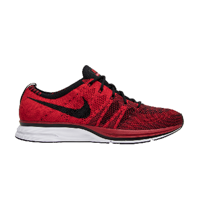 Pre-owned Nike Flyknit Trainer 'university Red'