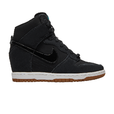 Pre-owned Nike Wmns Dunk Sky Hi Essential 'black Gum'